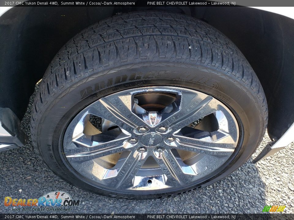 2017 GMC Yukon Denali 4WD Summit White / Cocoa/­Dark Atmosphere Photo #9