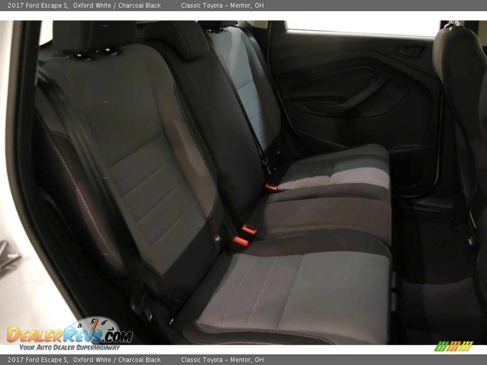 2017 Ford Escape S Oxford White / Charcoal Black Photo #15