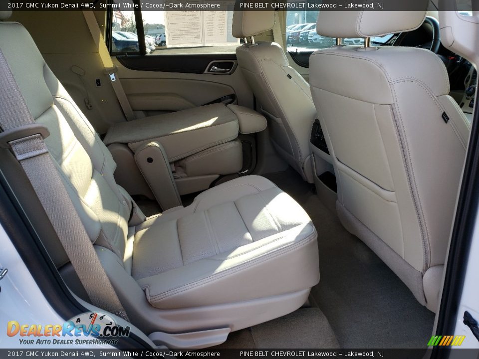 2017 GMC Yukon Denali 4WD Summit White / Cocoa/­Dark Atmosphere Photo #15