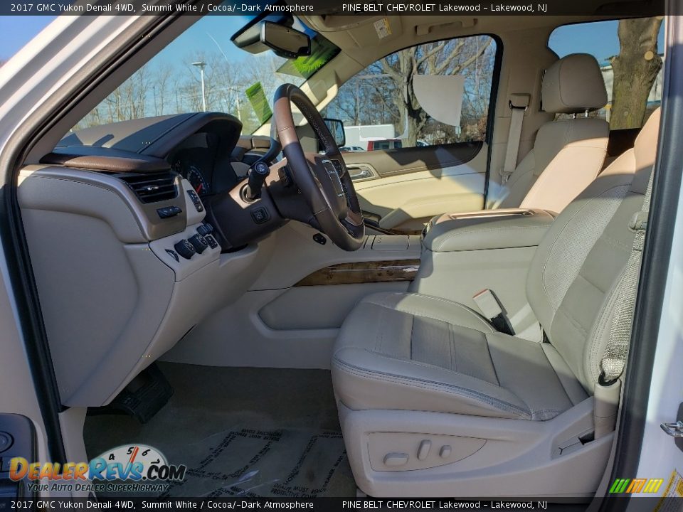 2017 GMC Yukon Denali 4WD Summit White / Cocoa/­Dark Atmosphere Photo #30
