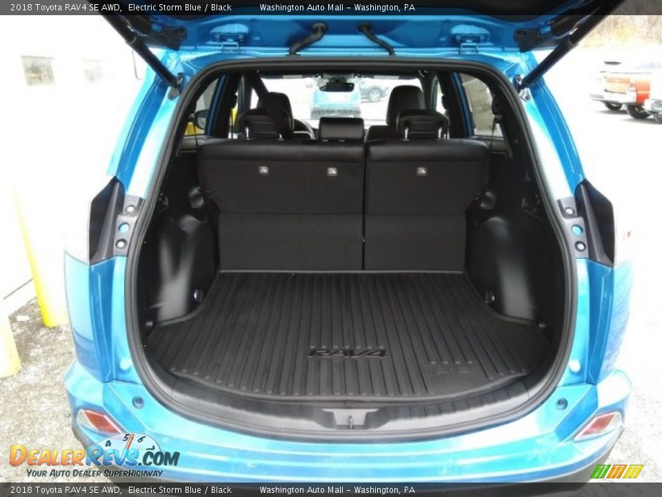2018 Toyota RAV4 SE AWD Electric Storm Blue / Black Photo #7
