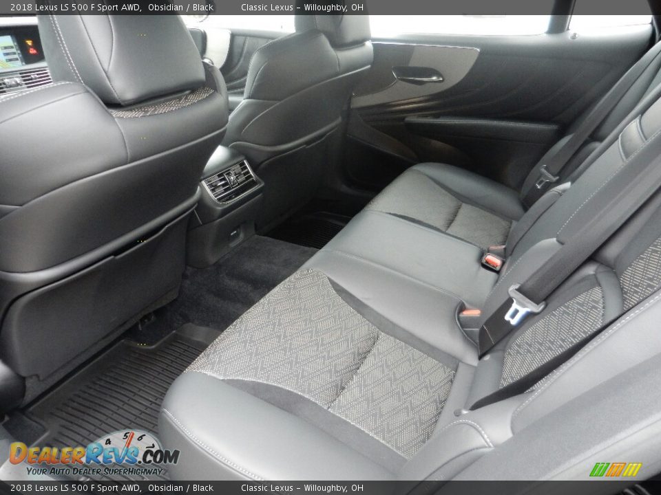 Rear Seat of 2018 Lexus LS 500 F Sport AWD Photo #3