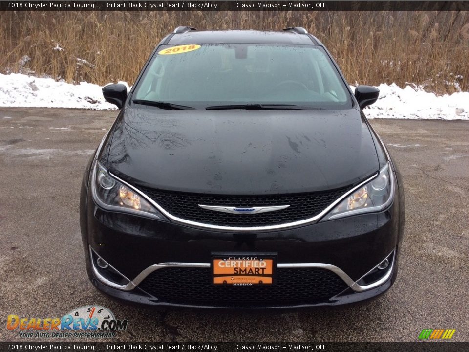 2018 Chrysler Pacifica Touring L Brilliant Black Crystal Pearl / Black/Alloy Photo #2
