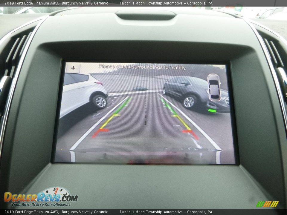 2019 Ford Edge Titanium AWD Burgundy Velvet / Ceramic Photo #15