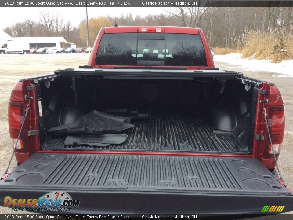 2013 Ram 1500 Sport Quad Cab 4x4 Deep Cherry Red Pearl / Black Photo #6