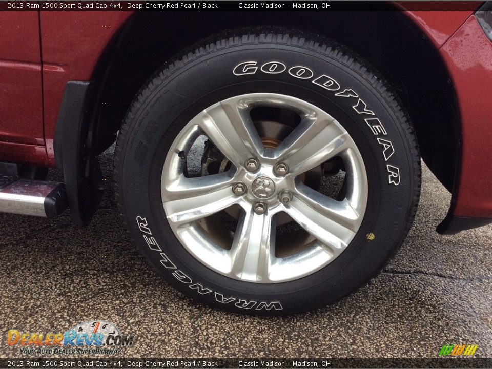 2013 Ram 1500 Sport Quad Cab 4x4 Deep Cherry Red Pearl / Black Photo #10