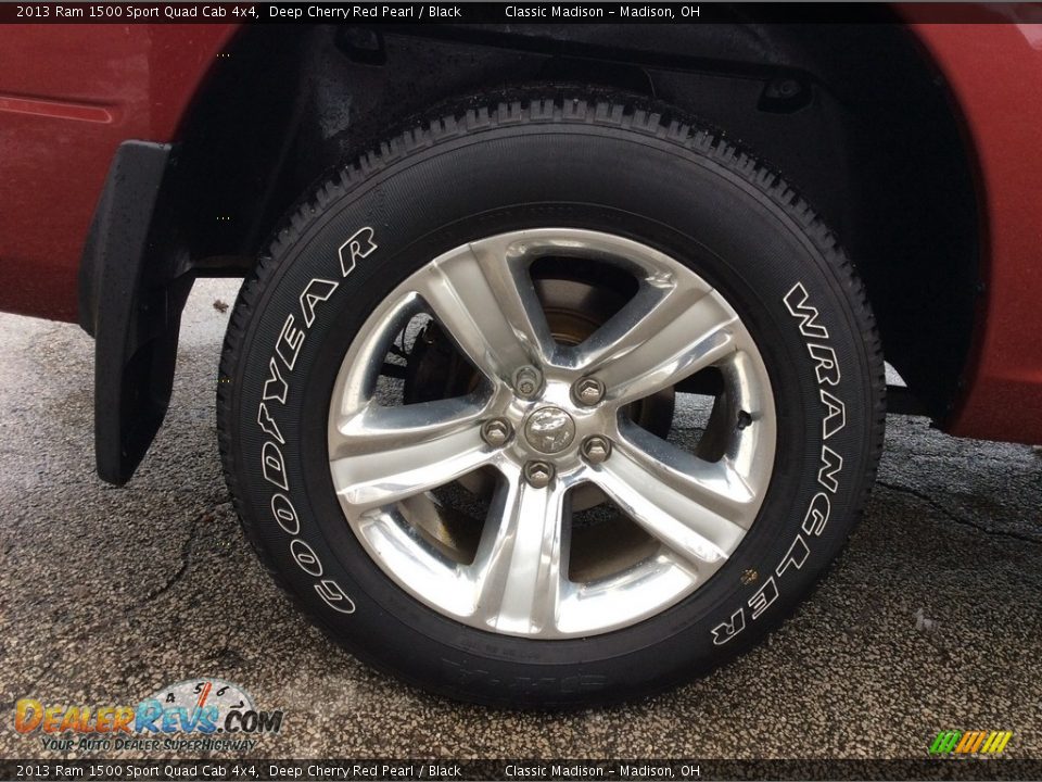 2013 Ram 1500 Sport Quad Cab 4x4 Deep Cherry Red Pearl / Black Photo #11