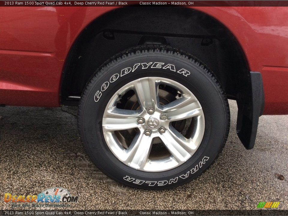 2013 Ram 1500 Sport Quad Cab 4x4 Deep Cherry Red Pearl / Black Photo #12