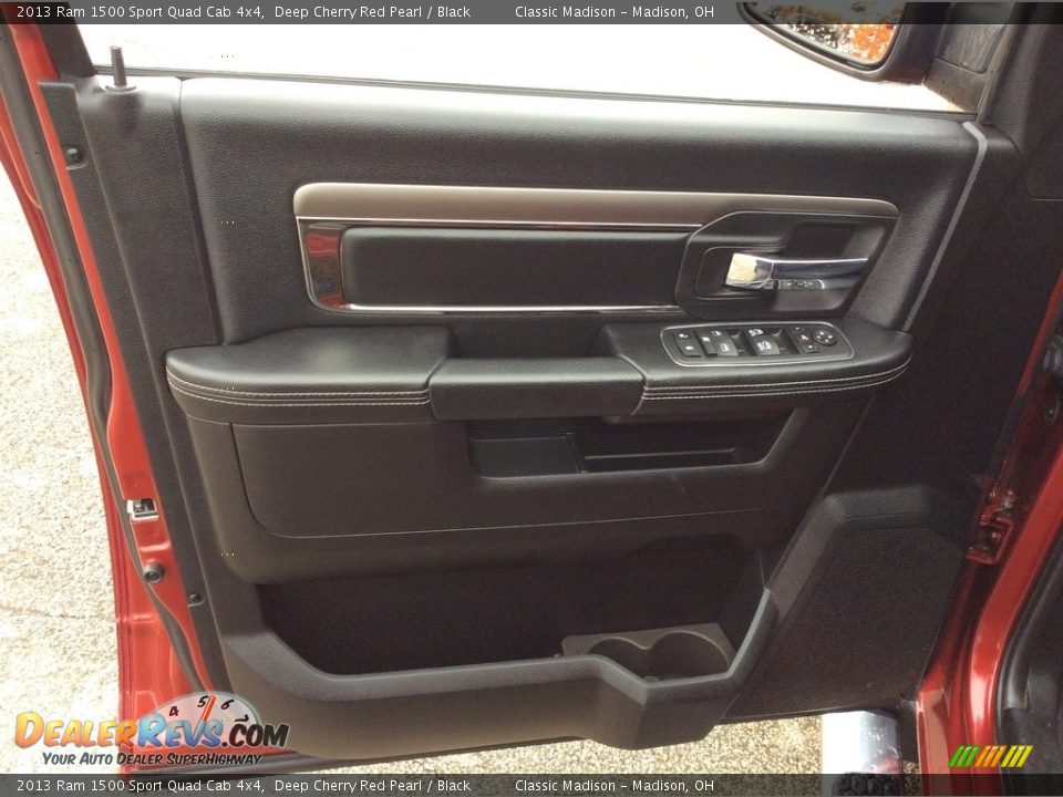 2013 Ram 1500 Sport Quad Cab 4x4 Deep Cherry Red Pearl / Black Photo #14