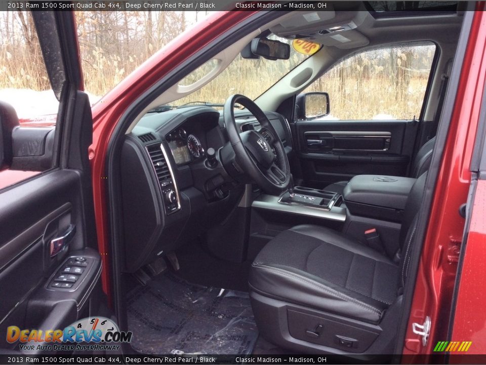 2013 Ram 1500 Sport Quad Cab 4x4 Deep Cherry Red Pearl / Black Photo #15