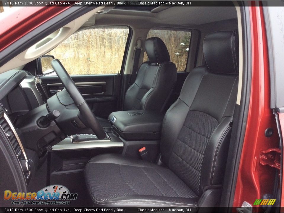 2013 Ram 1500 Sport Quad Cab 4x4 Deep Cherry Red Pearl / Black Photo #16