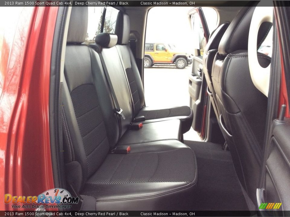 2013 Ram 1500 Sport Quad Cab 4x4 Deep Cherry Red Pearl / Black Photo #27