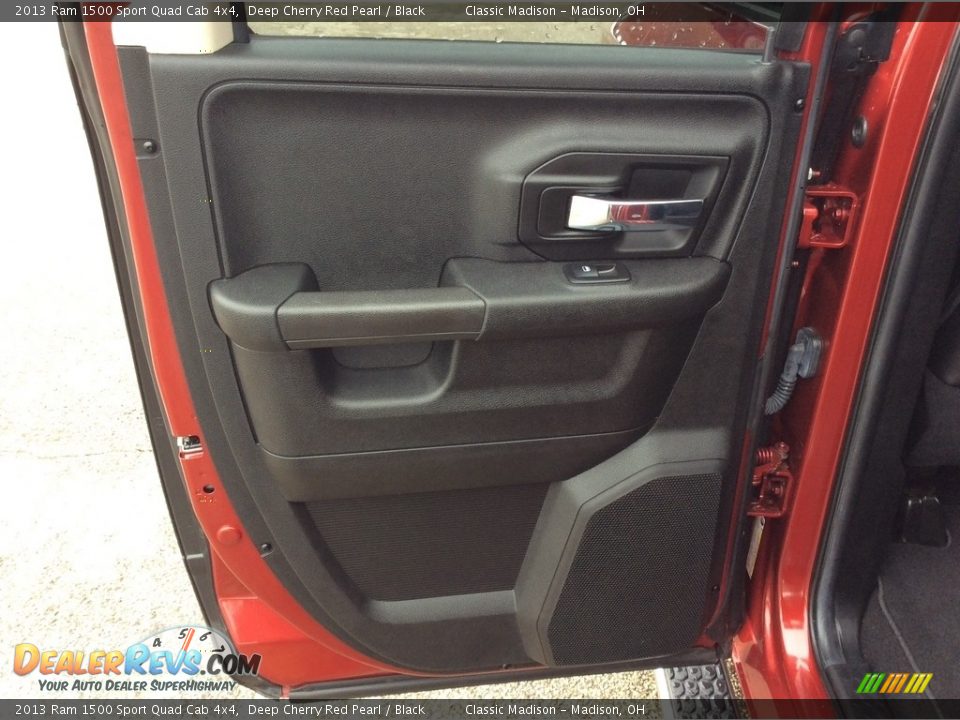 2013 Ram 1500 Sport Quad Cab 4x4 Deep Cherry Red Pearl / Black Photo #28