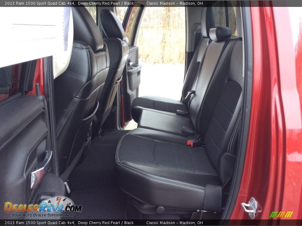2013 Ram 1500 Sport Quad Cab 4x4 Deep Cherry Red Pearl / Black Photo #29