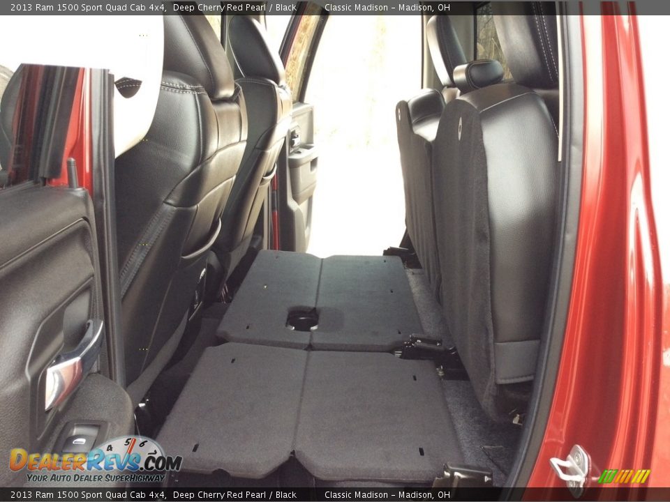 2013 Ram 1500 Sport Quad Cab 4x4 Deep Cherry Red Pearl / Black Photo #30