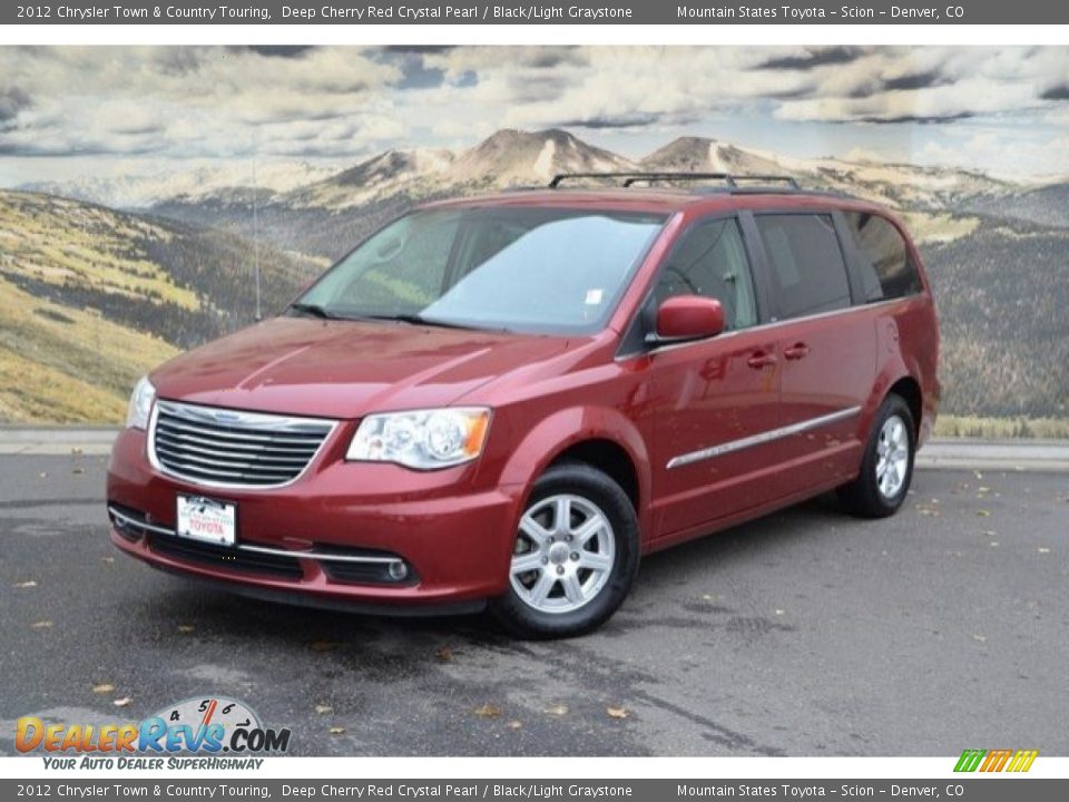 2012 Chrysler Town & Country Touring Deep Cherry Red Crystal Pearl / Black/Light Graystone Photo #5