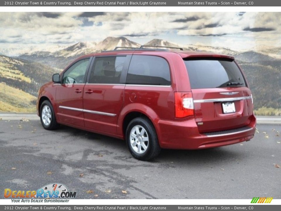 2012 Chrysler Town & Country Touring Deep Cherry Red Crystal Pearl / Black/Light Graystone Photo #8