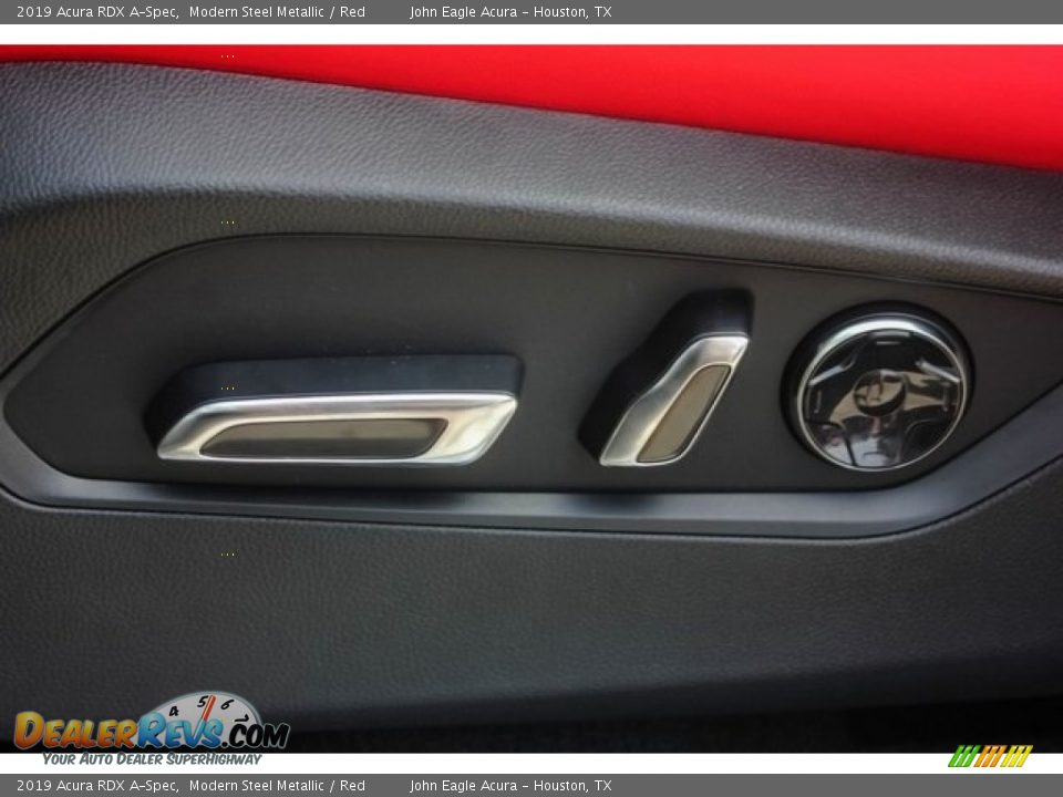 2019 Acura RDX A-Spec Modern Steel Metallic / Red Photo #13