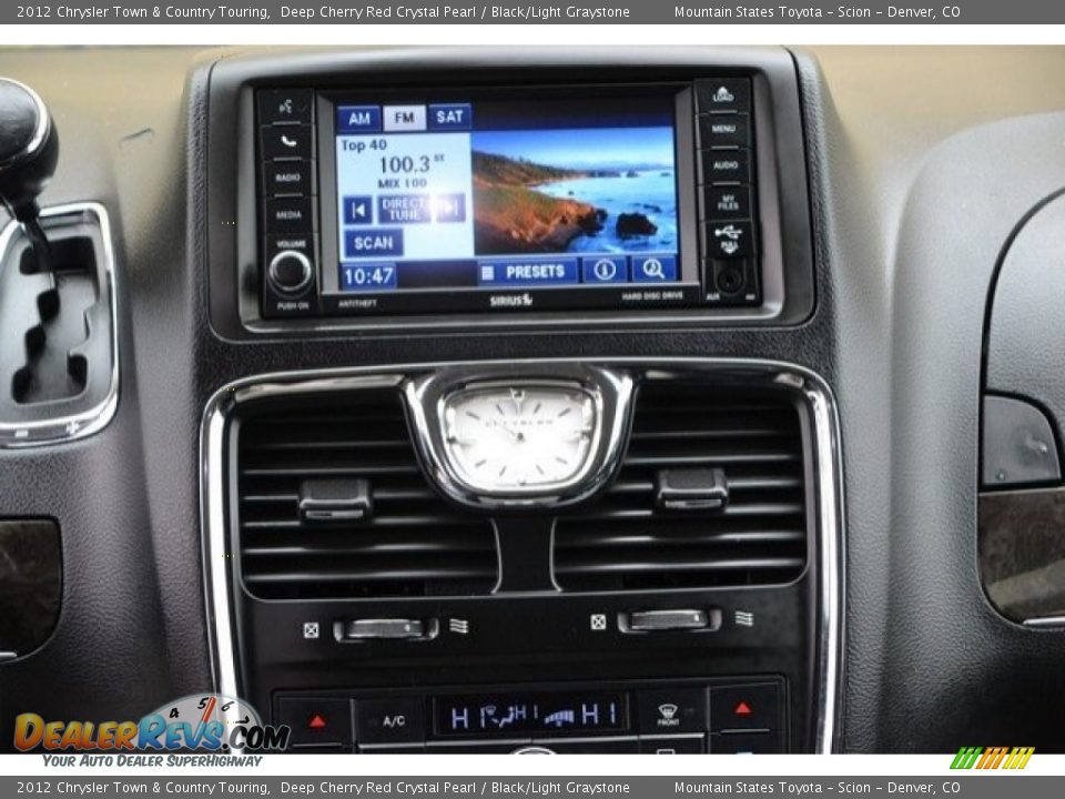 2012 Chrysler Town & Country Touring Deep Cherry Red Crystal Pearl / Black/Light Graystone Photo #14