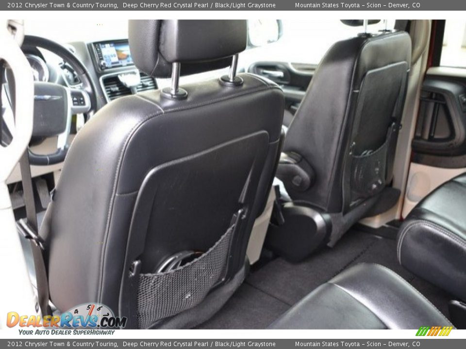 2012 Chrysler Town & Country Touring Deep Cherry Red Crystal Pearl / Black/Light Graystone Photo #19