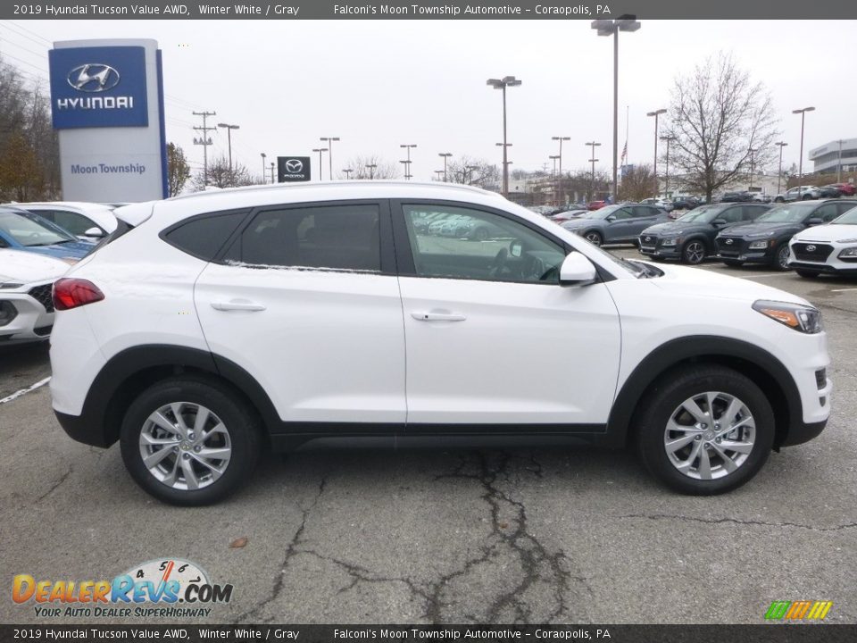 2019 Hyundai Tucson Value AWD Winter White / Gray Photo #1