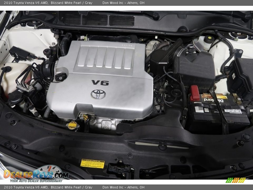 2010 Toyota Venza V6 AWD Blizzard White Pearl / Gray Photo #34