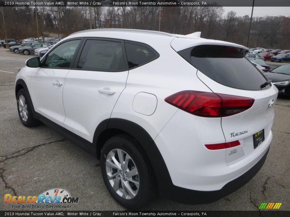 2019 Hyundai Tucson Value AWD Winter White / Gray Photo #6