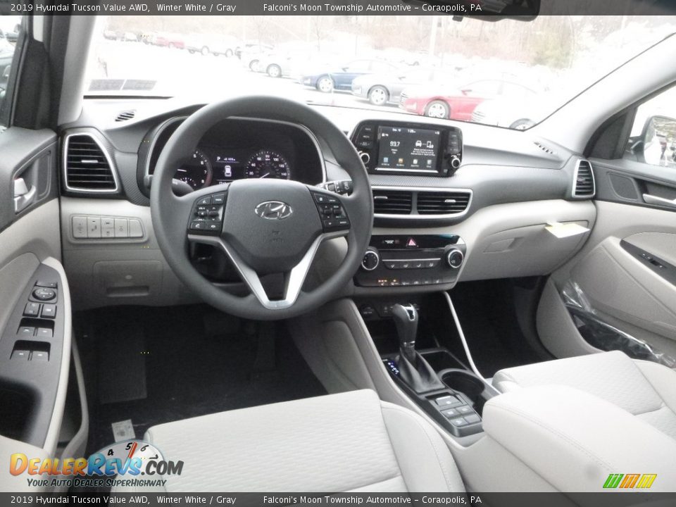 Gray Interior - 2019 Hyundai Tucson Value AWD Photo #9