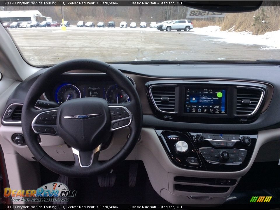 2019 Chrysler Pacifica Touring Plus Velvet Red Pearl / Black/Alloy Photo #12