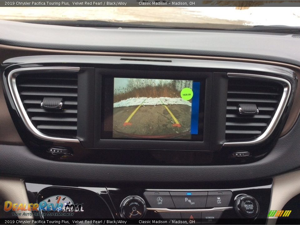 2019 Chrysler Pacifica Touring Plus Velvet Red Pearl / Black/Alloy Photo #14