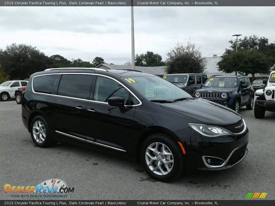 2019 Chrysler Pacifica Touring L Plus Dark Cordovan Pearl / Black/Alloy Photo #7