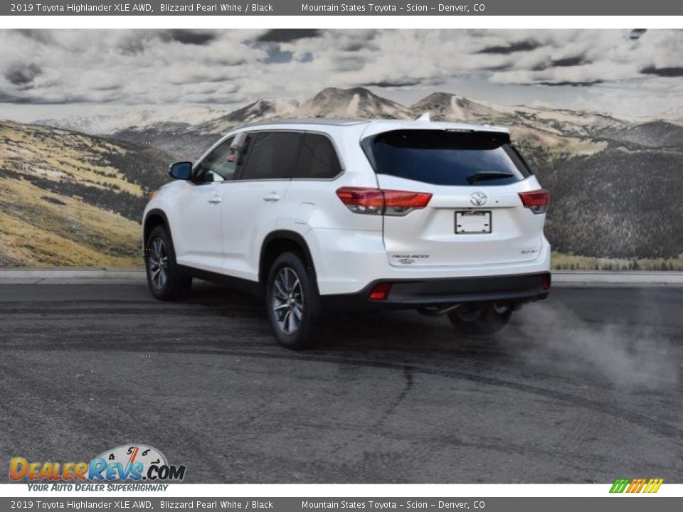 2019 Toyota Highlander XLE AWD Blizzard Pearl White / Black Photo #3