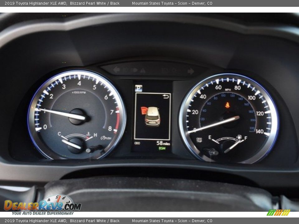 2019 Toyota Highlander XLE AWD Blizzard Pearl White / Black Photo #11