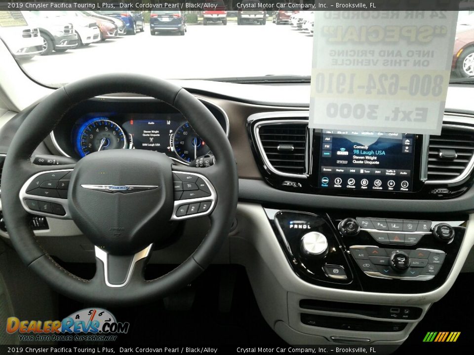 2019 Chrysler Pacifica Touring L Plus Dark Cordovan Pearl / Black/Alloy Photo #13