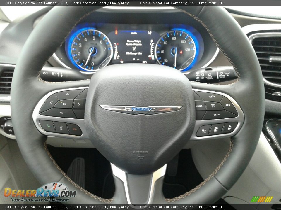 2019 Chrysler Pacifica Touring L Plus Dark Cordovan Pearl / Black/Alloy Photo #14