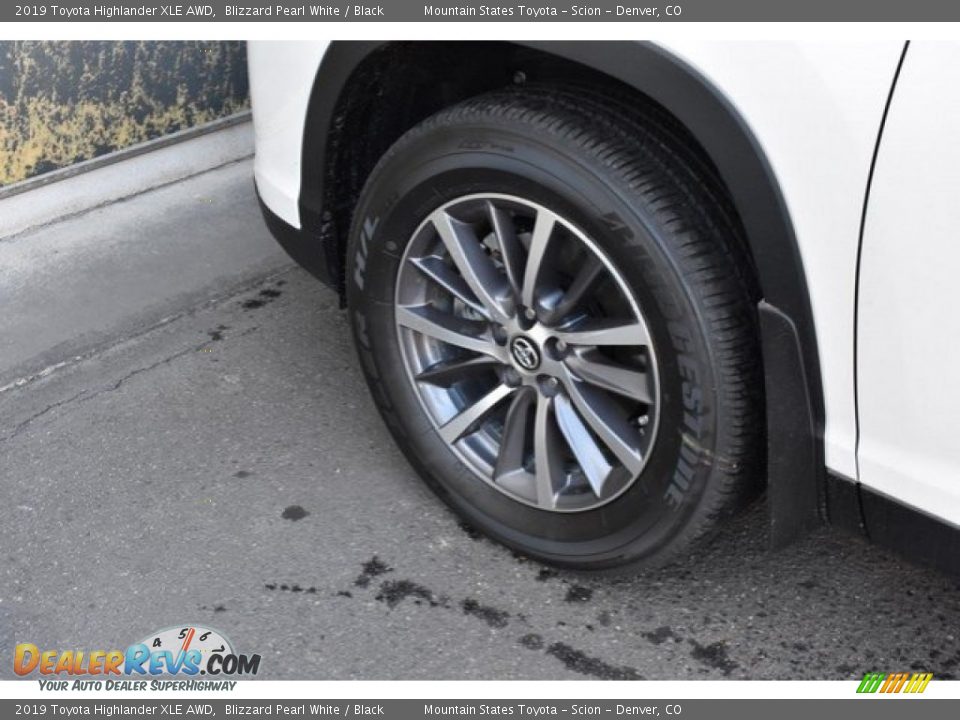 2019 Toyota Highlander XLE AWD Blizzard Pearl White / Black Photo #15