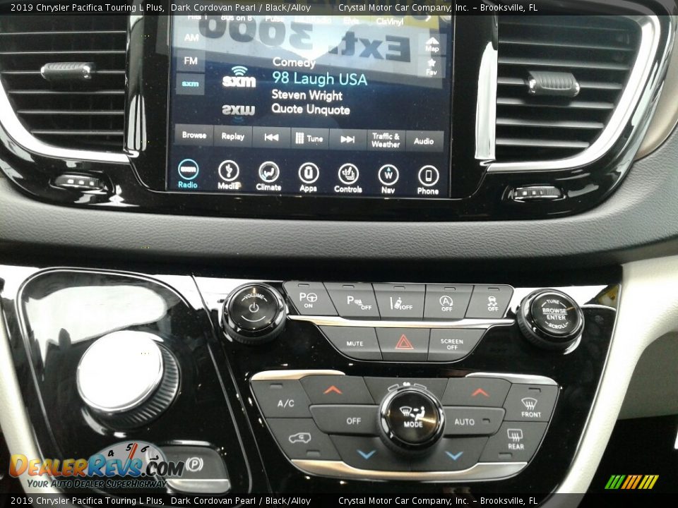 2019 Chrysler Pacifica Touring L Plus Dark Cordovan Pearl / Black/Alloy Photo #15