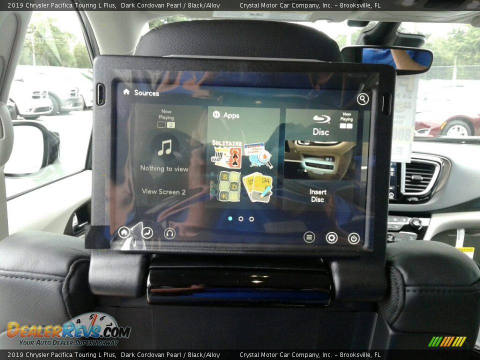 2019 Chrysler Pacifica Touring L Plus Dark Cordovan Pearl / Black/Alloy Photo #17
