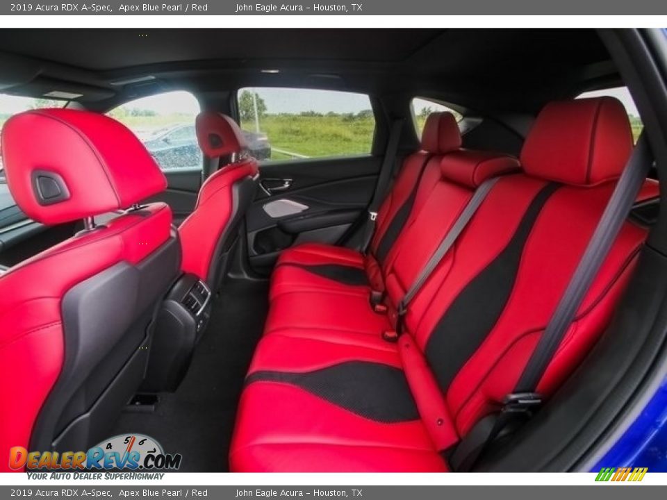 2019 Acura RDX A-Spec Apex Blue Pearl / Red Photo #18