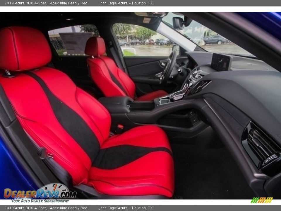 2019 Acura RDX A-Spec Apex Blue Pearl / Red Photo #23