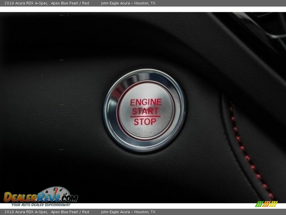 2019 Acura RDX A-Spec Apex Blue Pearl / Red Photo #30