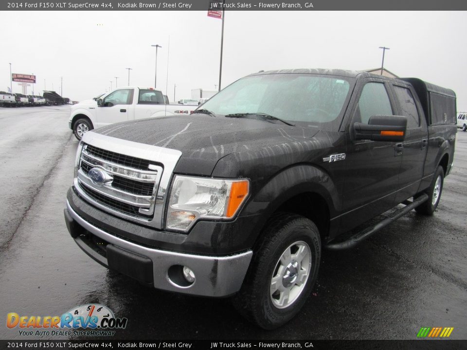2014 Ford F150 XLT SuperCrew 4x4 Kodiak Brown / Steel Grey Photo #1