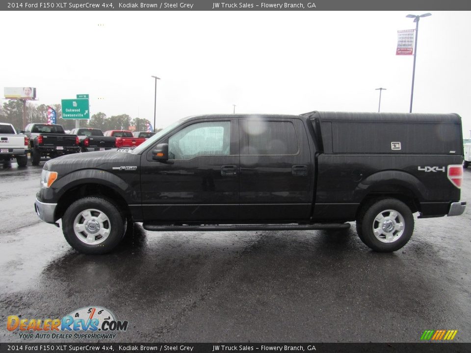 2014 Ford F150 XLT SuperCrew 4x4 Kodiak Brown / Steel Grey Photo #2