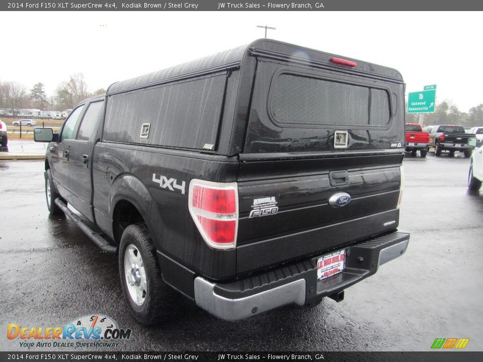 2014 Ford F150 XLT SuperCrew 4x4 Kodiak Brown / Steel Grey Photo #3