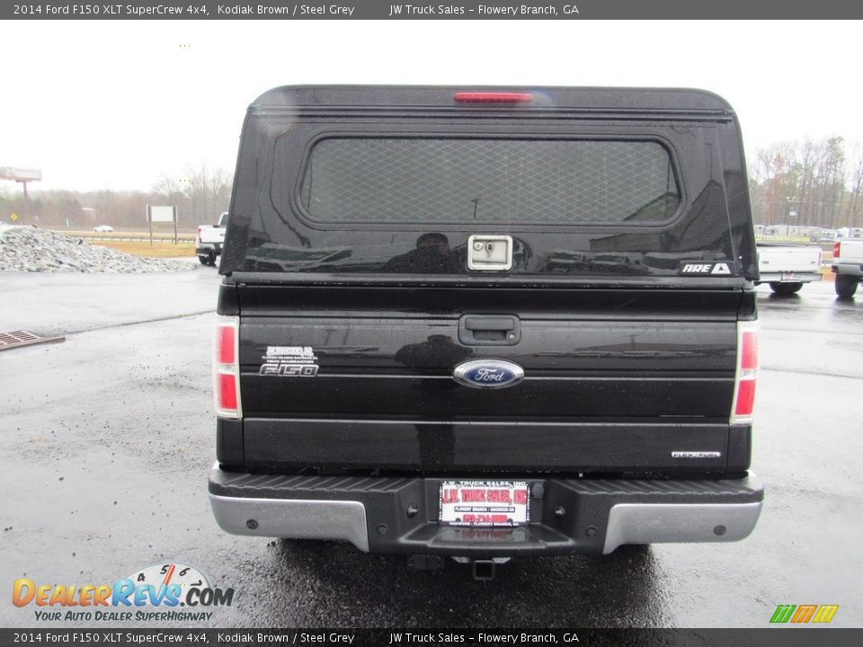 2014 Ford F150 XLT SuperCrew 4x4 Kodiak Brown / Steel Grey Photo #4