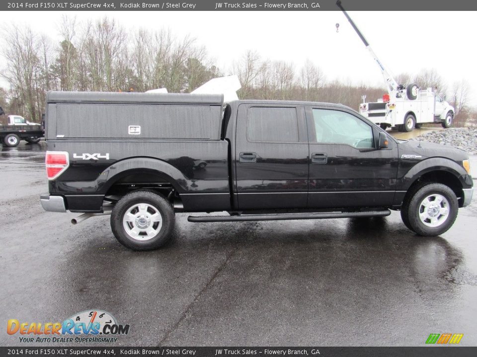2014 Ford F150 XLT SuperCrew 4x4 Kodiak Brown / Steel Grey Photo #6