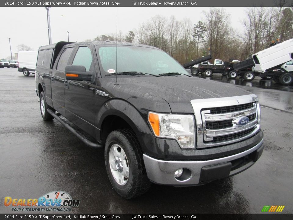 2014 Ford F150 XLT SuperCrew 4x4 Kodiak Brown / Steel Grey Photo #7