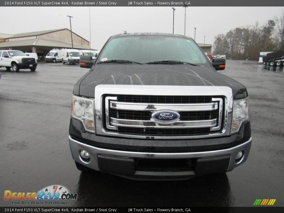 2014 Ford F150 XLT SuperCrew 4x4 Kodiak Brown / Steel Grey Photo #8