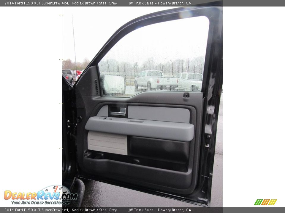 2014 Ford F150 XLT SuperCrew 4x4 Kodiak Brown / Steel Grey Photo #9