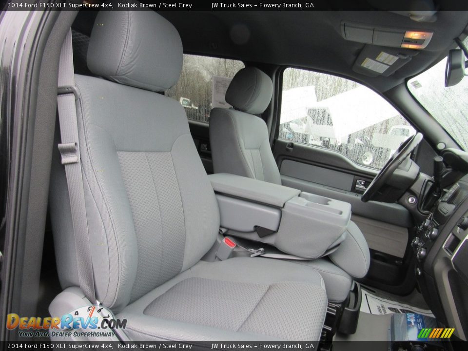 2014 Ford F150 XLT SuperCrew 4x4 Kodiak Brown / Steel Grey Photo #11